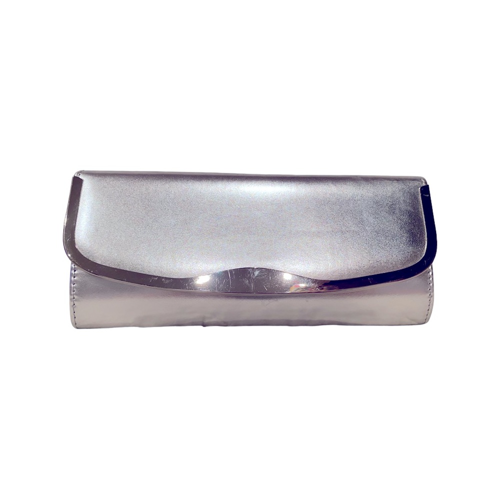 ALDO Silver Clutch with Chain